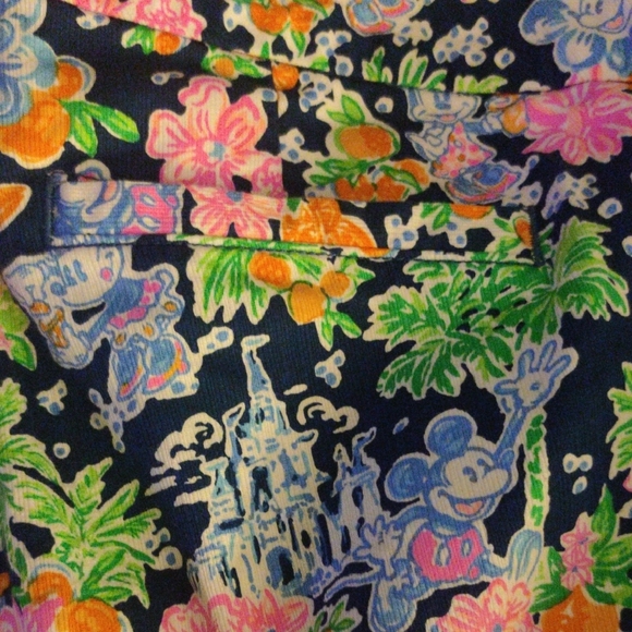 Mickey and Minnie Mouse Buttercup Shorts for Women by Lilly Pulitzer - Picture 3 of 4